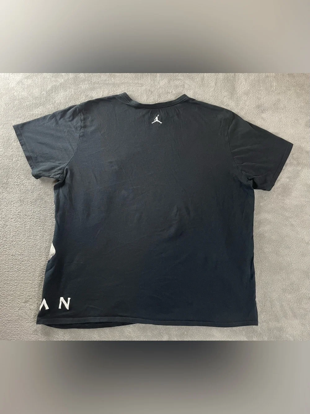 Nike Air Jordan Men's 3XL Black Short Sleeve T Shirt 801062-010 100% Cotton